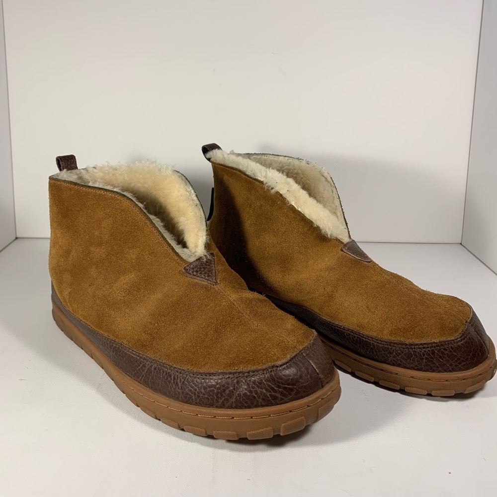 Men’s Eddie Bauer Shearling Boot Slipper